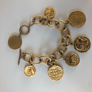 Gold Coin Bracelet